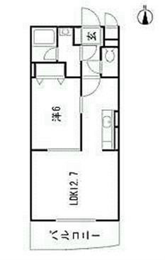 Elfino 305号室 間取り