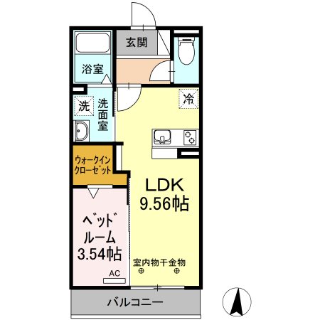 ゆーかりHill&amp;rsquo;ｓⅥ 間取り図