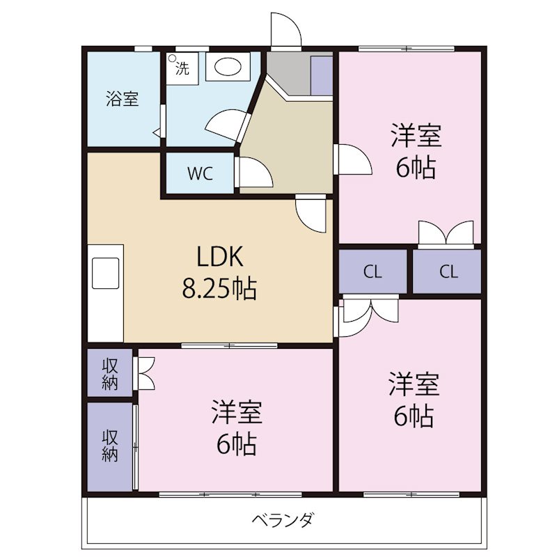 ロイヤルマンションⅠ 間取り図