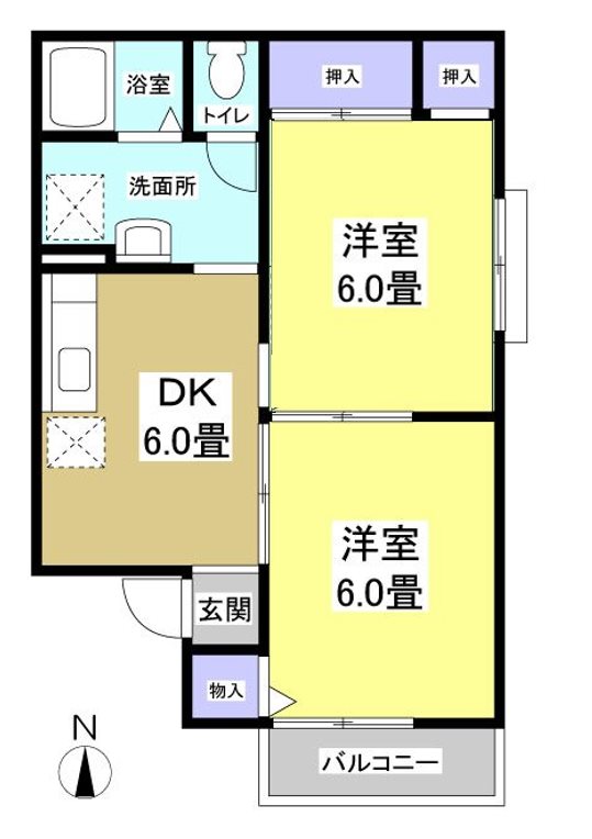 セジュールエマＣ 間取り