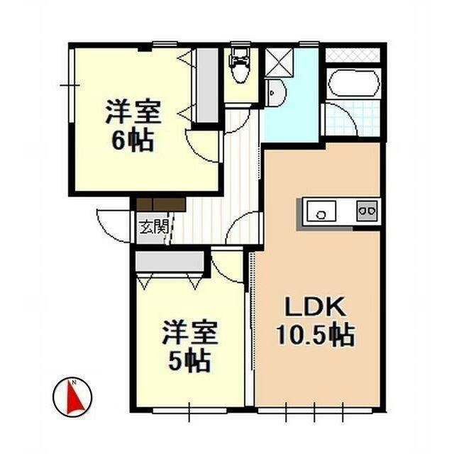 ル・シェモア 間取り図