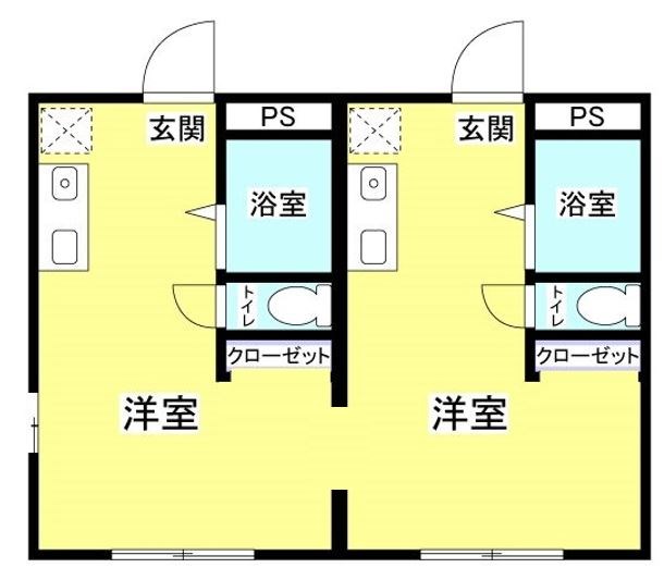 サンハイツエムⅠ 204号室 間取り
