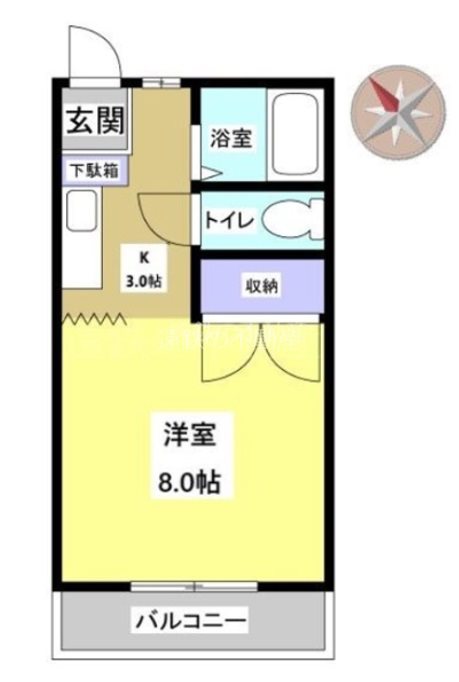 サンハイツエムⅡ 間取り