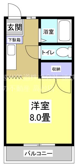 サンハイツエムⅡ 間取り図