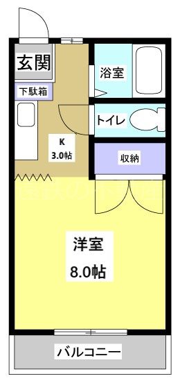 サンハイツエムⅡ 間取り図