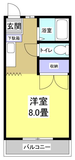 サンハイツエムⅡ 202号室 間取り