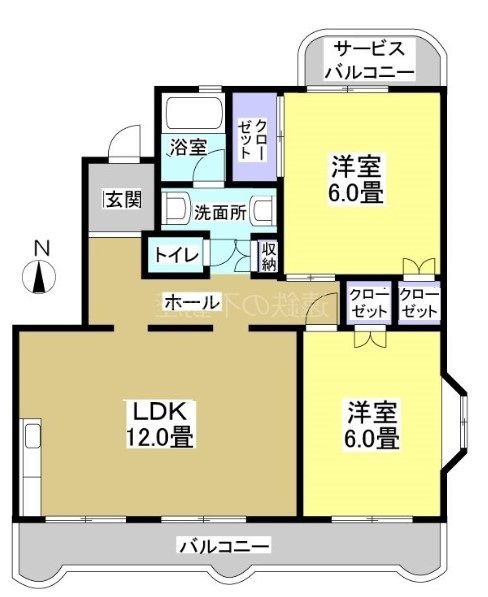 クレール21Ⅰ 間取り図
