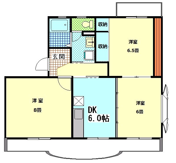 ドヌール浅羽 間取り図