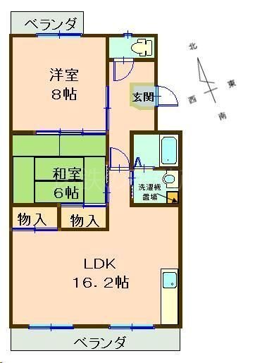 ハイツホーエイ 間取り図