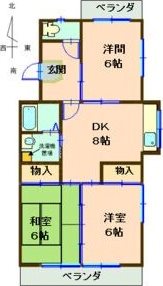 ハイツホーエイ 間取り図