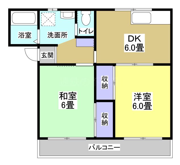 ファミリーハイツ 間取り図