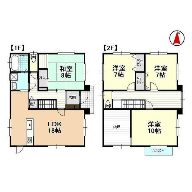 篠ケ瀬町151-10一戸建  間取り図