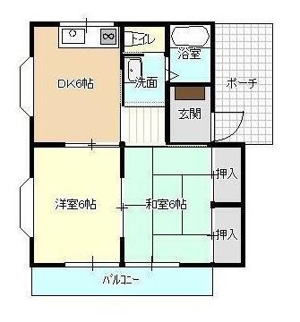ドエル富塚 間取り図