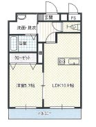 パークサイド中田 間取り図