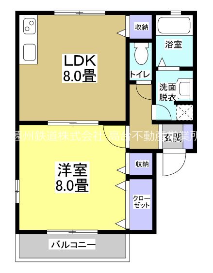 タウンコートB 間取り