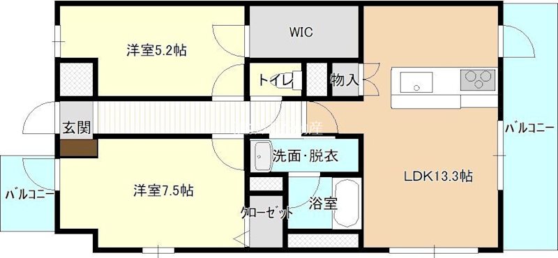 Amuse千歳 間取り