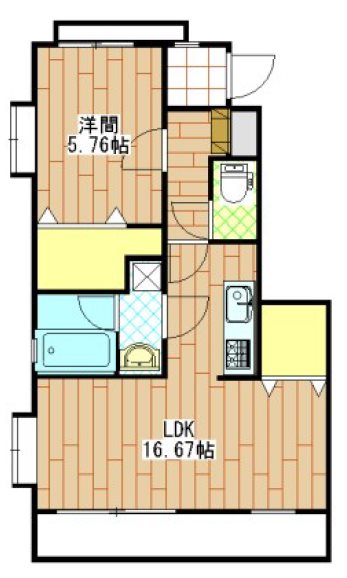 Granpia Cent deux 403号室 間取り