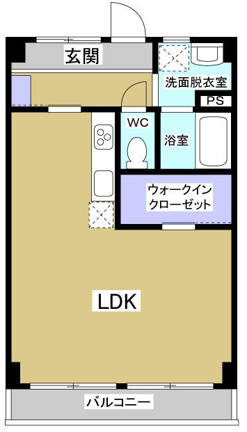 PIVOTマンション広沢 103号室 間取り