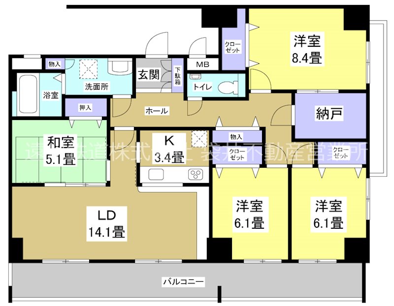マッターホルン高尾 間取り図