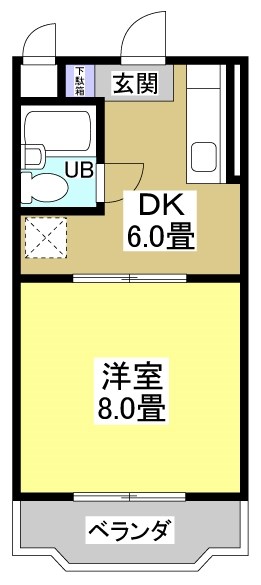 マンションリーフⅠ 間取り図