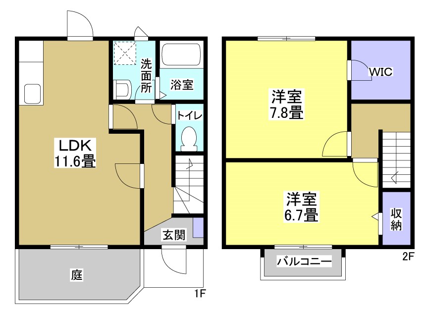 デザインコートＡ 間取り図