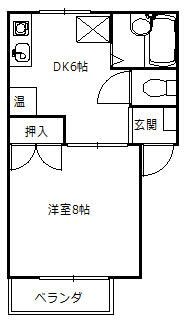 コーポアネシス  間取り図