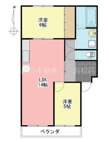 メゾンカフリーエ 202号室 間取り