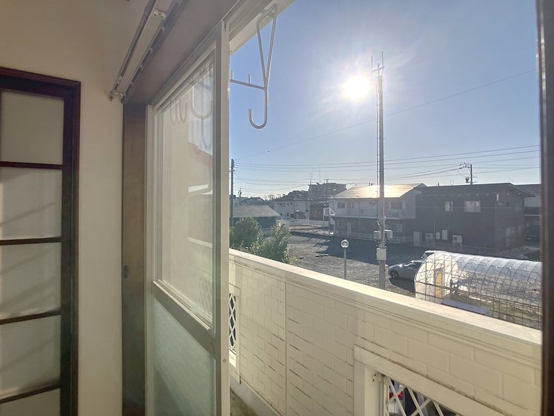 ハイツサンジノ ベランダ