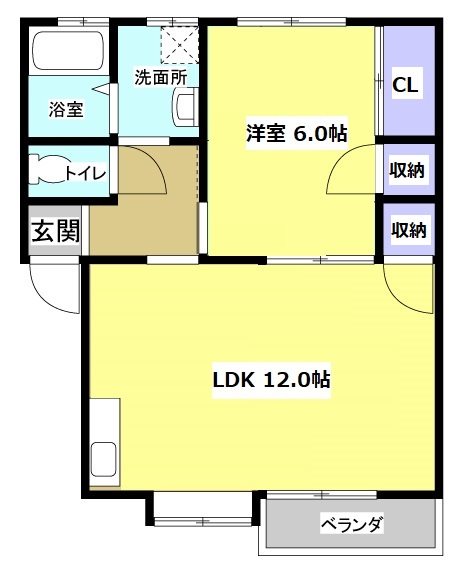 ハイツサンジノ 間取り図