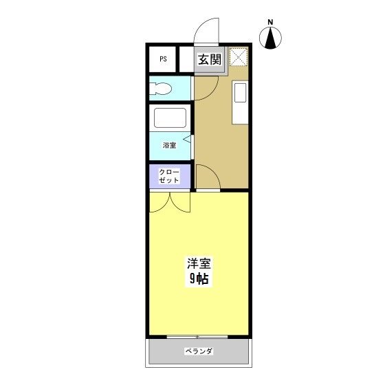 リゾーム高見 間取り図
