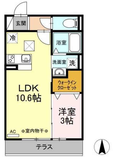 カーサ・ディ・ピーノ 間取り図