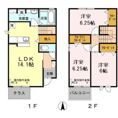 Gｌｅｎｏａｋｓ 間取り図