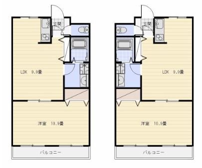 ピア・ビアン 203号室 間取り