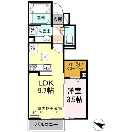 Radius K  間取り図