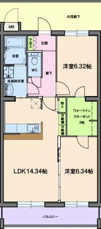 グランストーク富丘 間取り