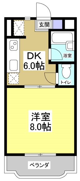 エマージュShigeⅡ 間取り図