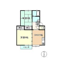 アベニューキブネ 間取り図