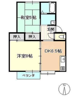 アベニューキブネ 間取り図