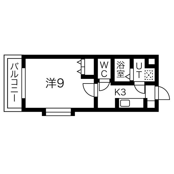 ハーヴェストⅡ 301号室 間取り
