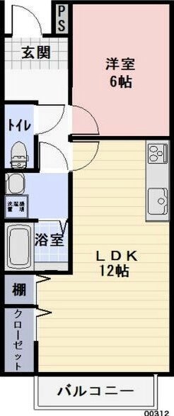 シャトーNakagawa　ⅩⅡ 間取り図