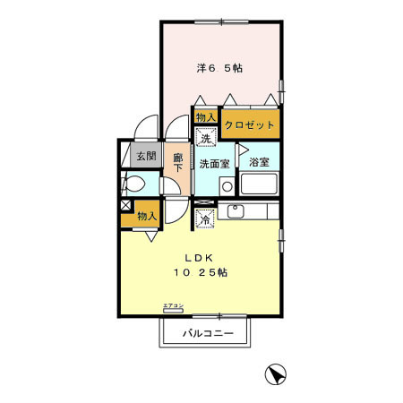 ウィルモア吉栄 間取り図