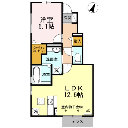 Ｇｒａｃｉａ　Ⅰ 間取り図