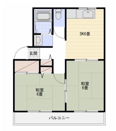 コーポ・クオリティ希望 201号室 間取り
