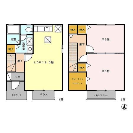 ラディ　A 間取り図