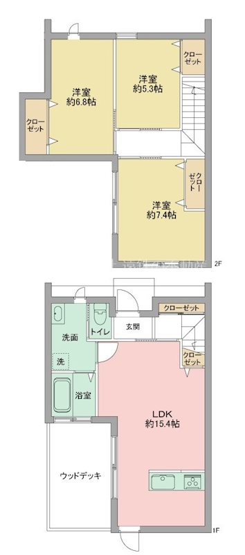 キャレブラン初生 間取り