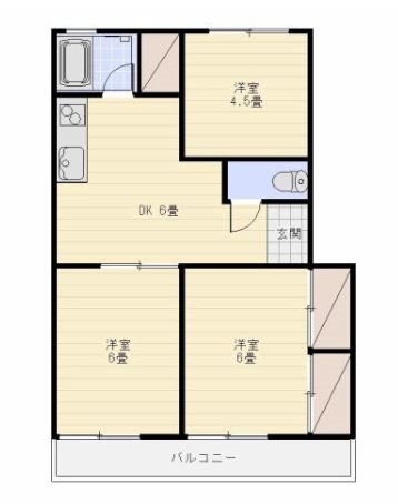 ベルマンション 間取り図