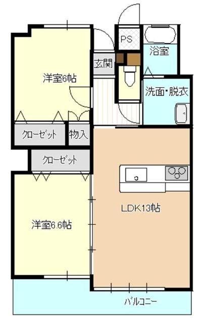 Ｙ’ｓコート 305号室 間取り