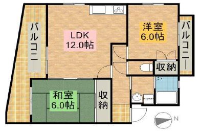 コスモスＢ・Ｃ 間取り図