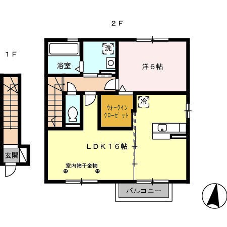 ルボアささがせ　Ａ 間取り図