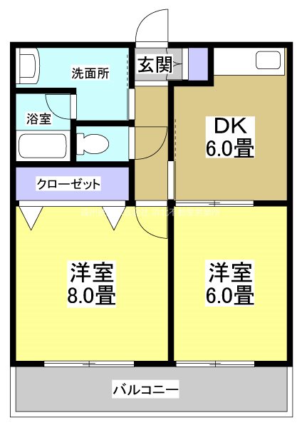 ヴィラ華美亜 間取り図